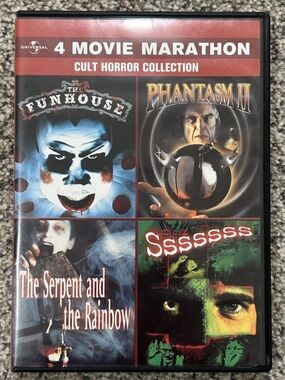 4 Movie Marathon Cult Horror Collection DVD [1970s/1980s Horror]